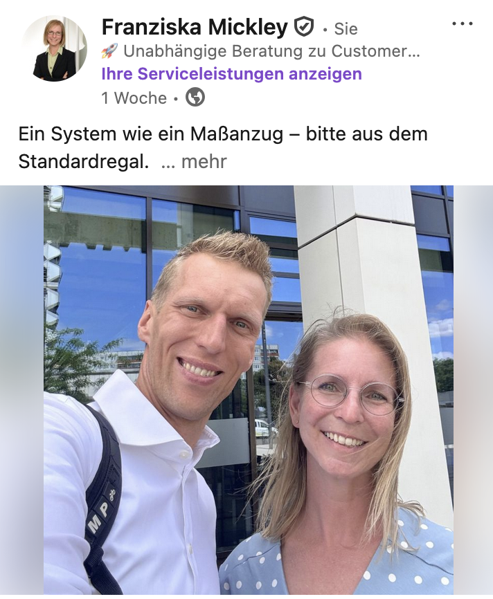 Ein System wie ein Maßanzug – bitte aus dem Standardregal