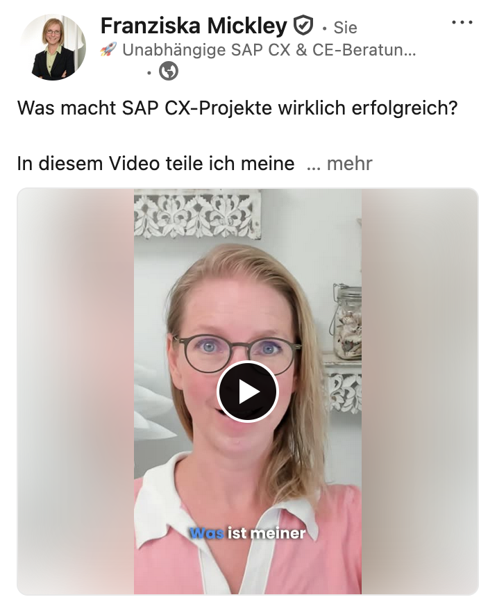 Customer Experience (CX) langfristig denken!